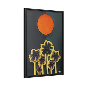 Summer Sunset - Digital Art on Matte Canvas